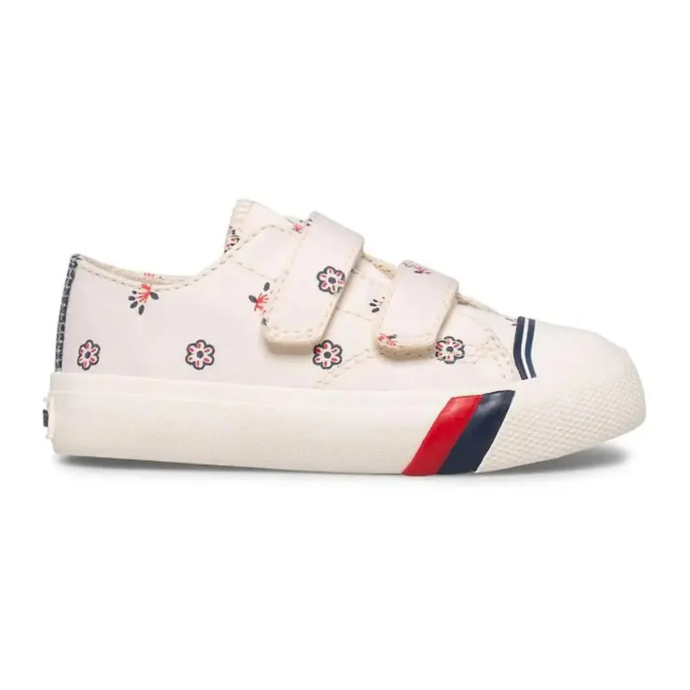 PRO-Keds Royal Lo HL Sneakers Toddler US 4.5 White Print Casual Shoes HAWK538